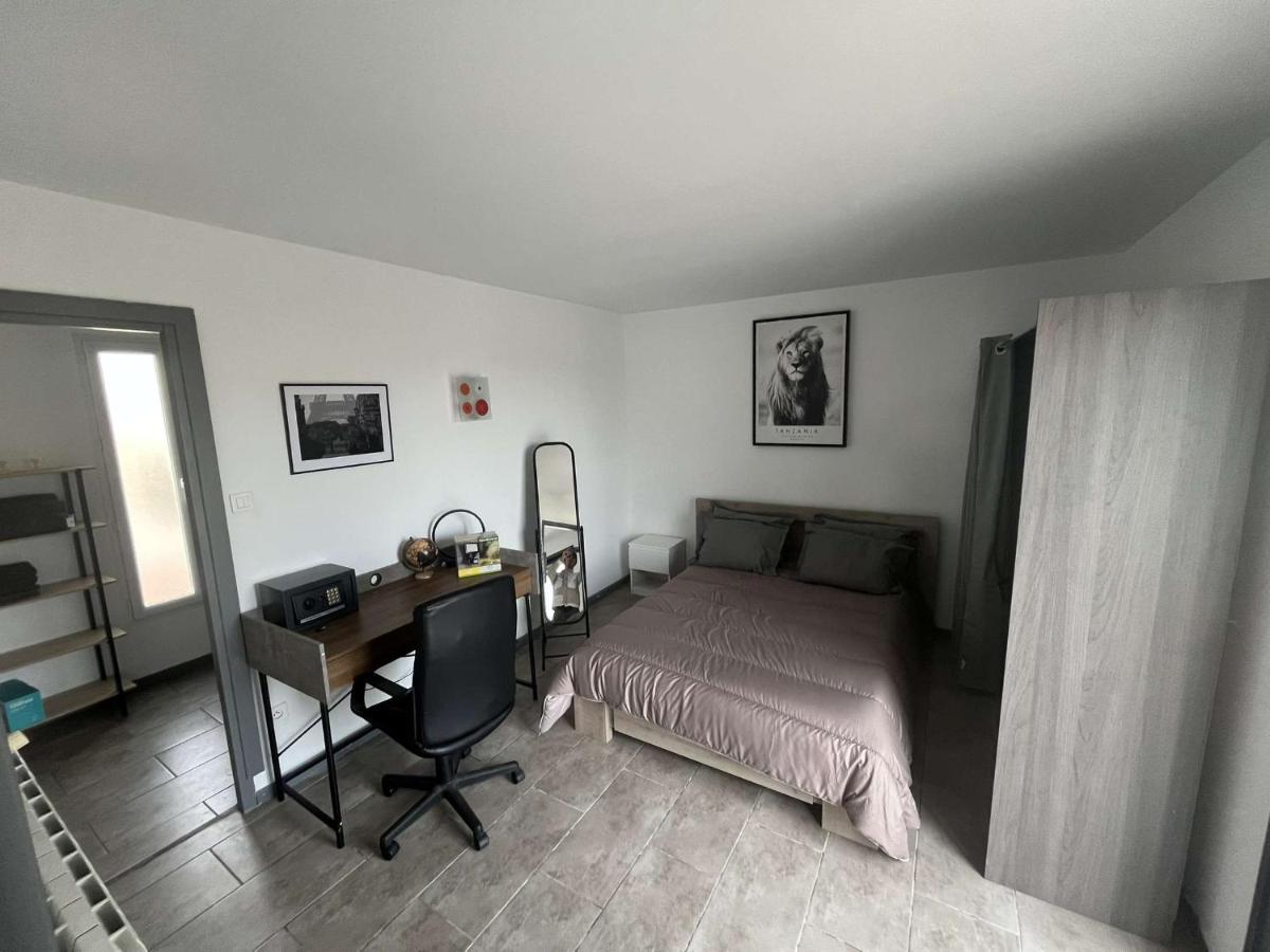Superbe Appartement Avec Piscine Et Spa Privatif Villeneuve-lès-Béziers Eksteriør bilde