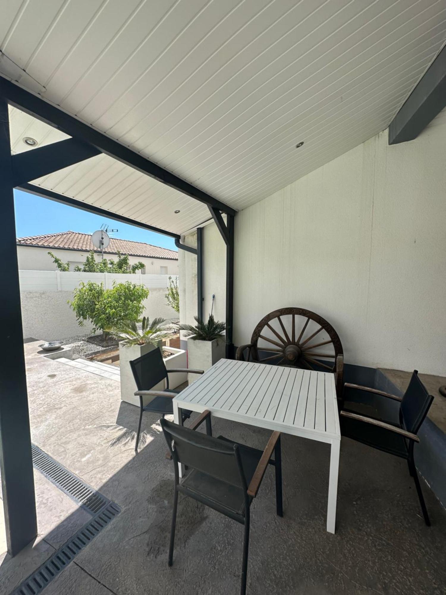 Superbe Appartement Avec Piscine Et Spa Privatif Villeneuve-lès-Béziers Eksteriør bilde